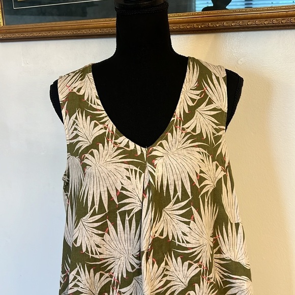 Rachel Zoe Linen Midi Dress with Pockets, Sz. S. - Picture 2 of 13